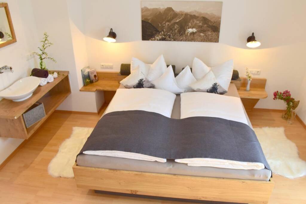 Ferienhaus Am Dorfbrunnen Oberstdorf Exteriör bild